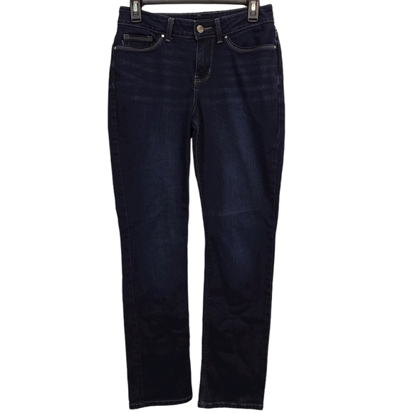 Lee Regular Fit Straight Leg Mid Rise Jeans SECRETLY SHAPES 4 - Picture 1 of 5